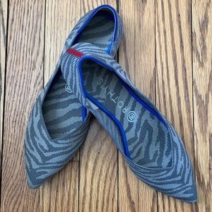 Rothy’s Grey Zebra size 10